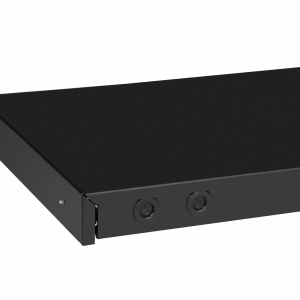 Кросс оптический LANMASTER 19" металлический, 1U на  24 адаптера SC, выдвижной